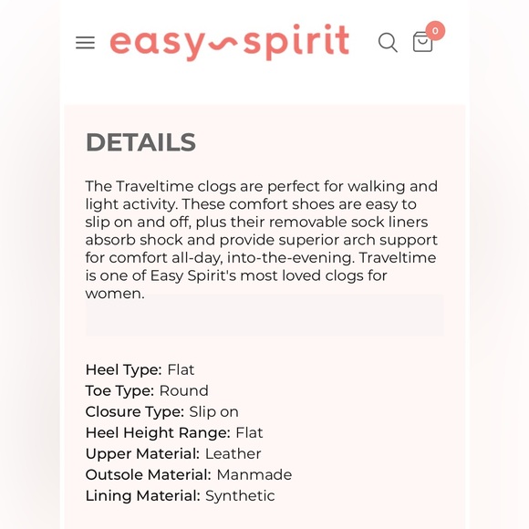 EASY SPIRIT “Move For Pink” Limited Edition White-Pink Travel Time Clogs, 8.5M - Picture 13 of 15